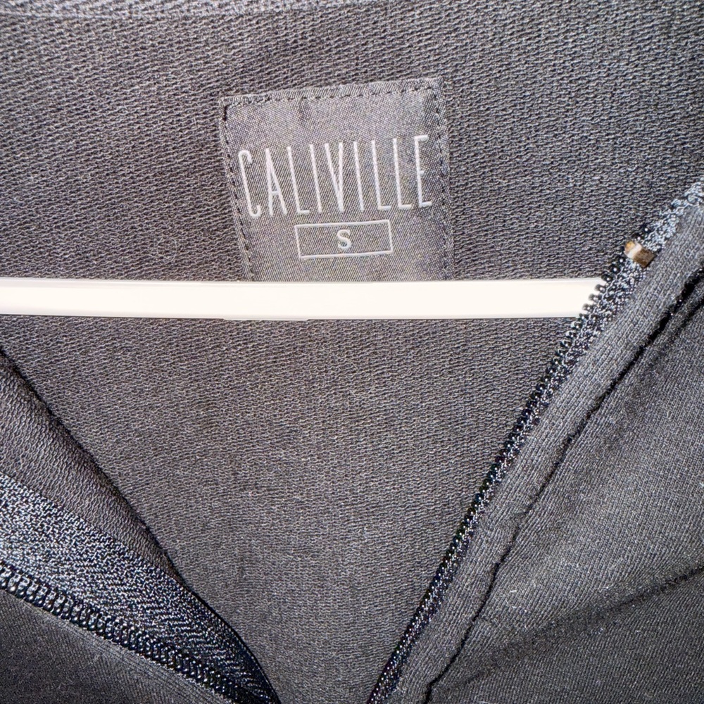 Men's Charcoal Zip-Up Sweater